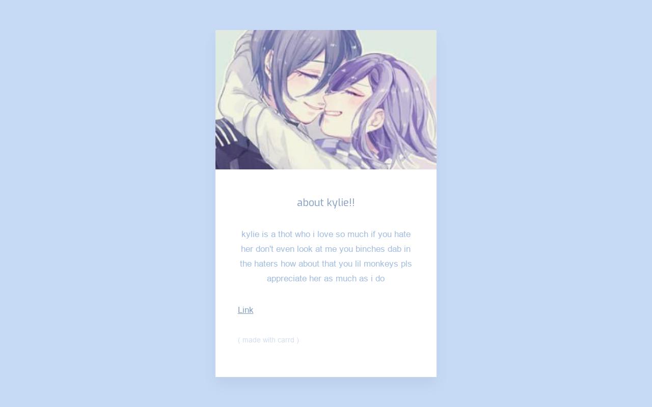 Carrd profile picture for @well